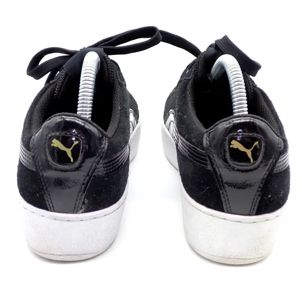 Puma Vikky Skate Platform Shoes Women’s Size 9.5 Black Sneakers